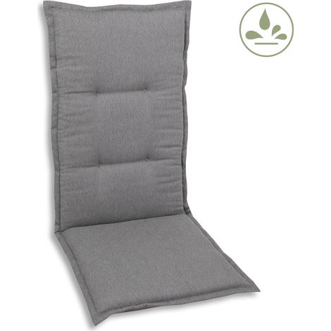 GO-DE Mittellehner-Auflage 108 cm x 50 cm x 7 cm, grau Auflagen & Hussen (1/3)