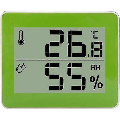Digitales Thermometer-Hygrometer, Luftbefeuchter für Innenräume, Heimthermometer mit Temperatursensor, b
