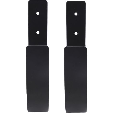 Embrasses de rideaux en fer, 2 pièces, supports de crochets muraux modernes en forme de U pour rideaux de chambre à coucher. (1/5)