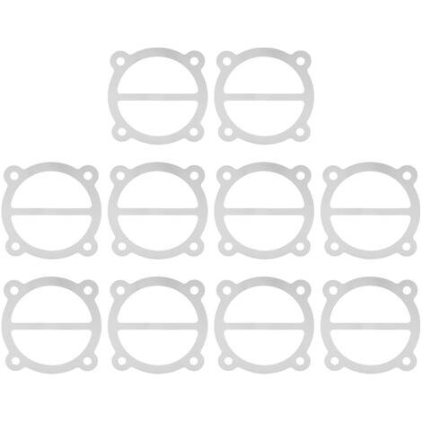 Pair - SJLERST Remplacement de plaque d'étanchéité de joint en aluminium de compresseur d'air de 10 pièces pour le cylindre de diamètre de 65mm (1/5)