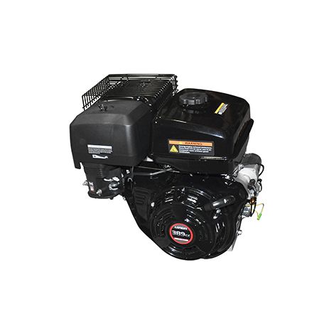 Loncin – Moteur thermique 389cc 4 temps OHV monocylindre – Refroidi par air – Axe horizontal 25,4mm x 88mm – Démarreur électrique et manuel