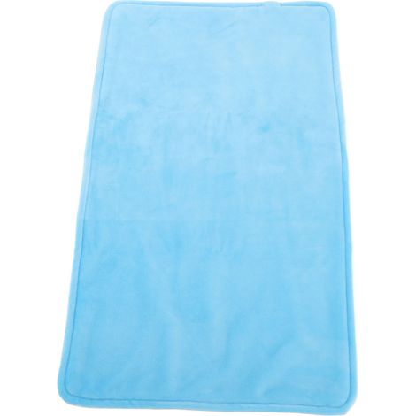 Couverture chauffante électrique en graphène à température constante, coussin chauffant électrique USB, couverture chauffante bleue (1/5)