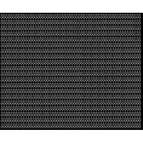 Adesivi a forma di freccia 4x8 mm, 1160 pezzi, neri lucidi