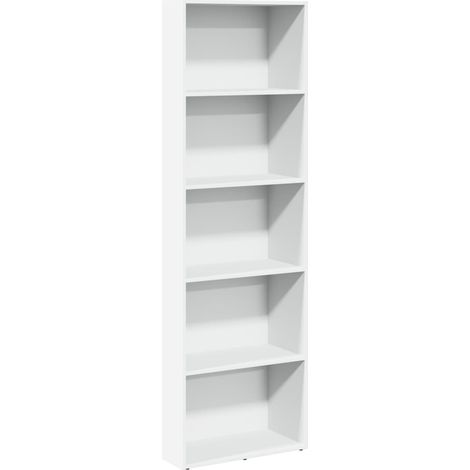 Maison Exclusive - Bücherregal Weiß 60x30x189 cm Holzwerkstoff