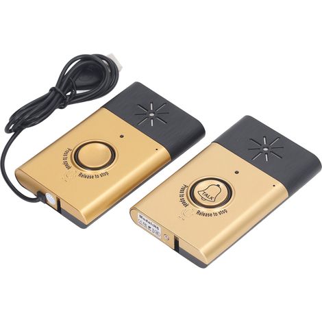 Sonnette connectée sans fil avec interphone bidirectionnel pour maison et bureau, sécurité intelligente (1/5)