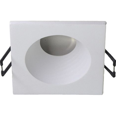 Empotrable Cuadrado Blanco 70mm 1xGU10 PAR11 (1/2)