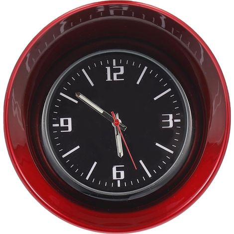 Horloge Décorative de Voiture Rouge en Acier, Verre et Alliage (1/5)
