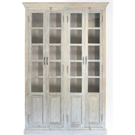 Vitrina Mango 135X50X210 4 Puertas Decape Blanco (1/5)
