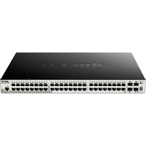 Commutateur Réseau Armoire D-Link DGS-1510-52XMP 48 x PoE 4 x RJ45 (1/2)