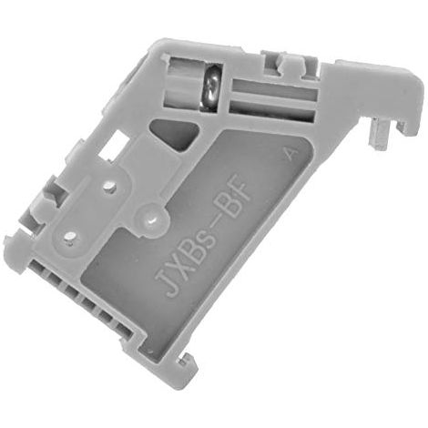 Butée de Rail DIN, 50pcs Butée d'extrémité de Bornier de Rail DIN de 35 Mm, Fixation à Vis, Matière Plastique pour Rail DIN de 35 Mm, Borniers de Circuit de Terre (Modèle 13) (1/5)