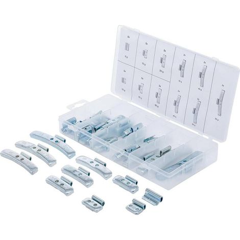 Assortiment de Poids d'Équilibrage 36 pcs - Métal, Précis et Durable - D-Work (1/5)