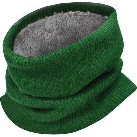 Cache-cou unisexe d'hiver, écharpe de maille, écharpe tubulaire, pour homme, cache-cou homme-femme, moto, cyclisme, masque tube, écharpe loop (1/4)