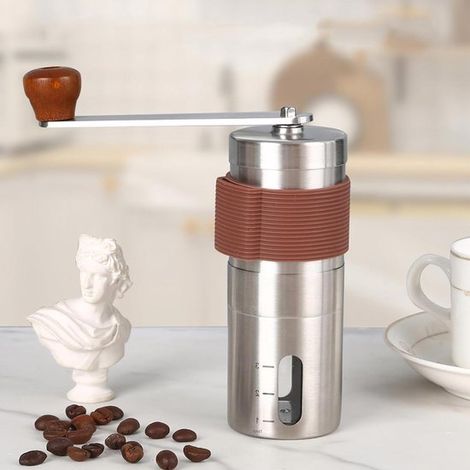 Moulin à café manuel portable - Broyeur en céramique pour expresso et cafetière à piston