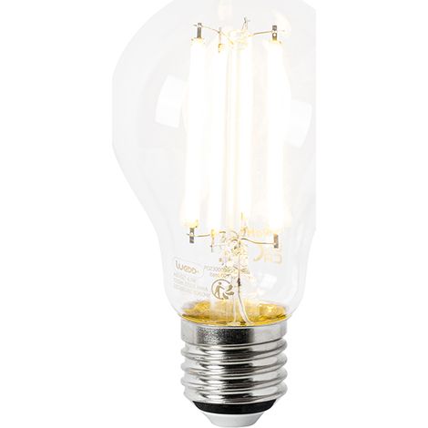 Set of 5 E27 LED Bulbs A60 Clear 4.9W 1055lm 2700K (1/4)