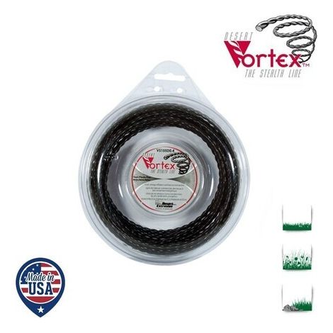 Bl铆ster hilo nailon helical copolym猫re VORTEX - 2.70mm x 27.4m - aire tama帽o - Fabrication am茅ricaine