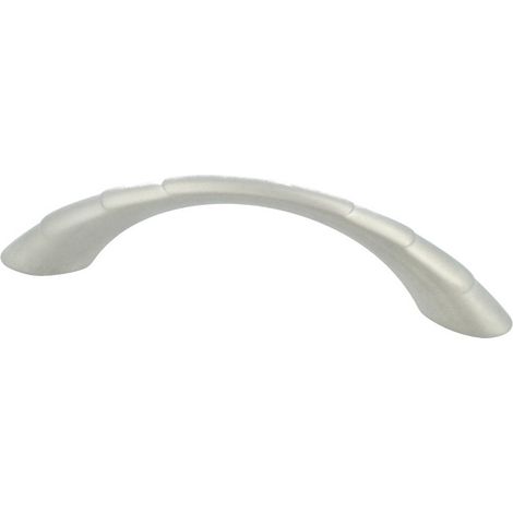 Möbelgriff Nickel matt LA 64 mm Schrankgriff aus Metall in diversen Farben