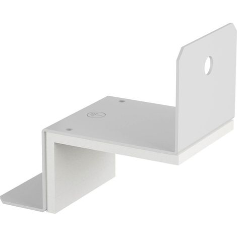 OBO Bettermann Conector con junta para montaje en esquina 40x70 acero lacado blanco puro RAL 9010, 7216513