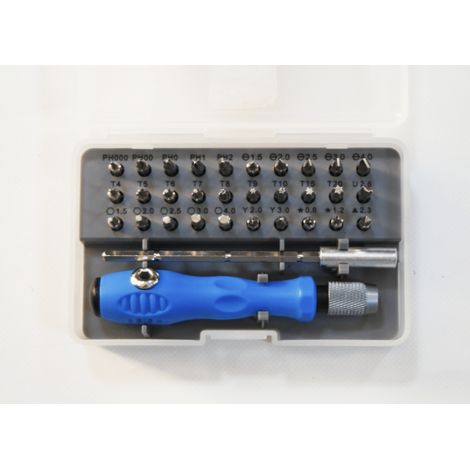 SET CACCIAVITI PUNTE PRECISIONE 32 PZ GIRAVITI PUNTE CACCIAVITE ESAGONALE TORX