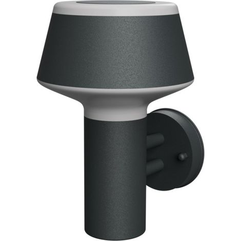 Applique moderno lampadari bartalini acsalev ap e27 led ip65 alluminio acrilico, finitura metallo grigio-antracite