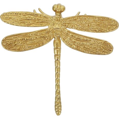 Poignée de meuble élégante en laiton, motif papillon, pour (1/5)