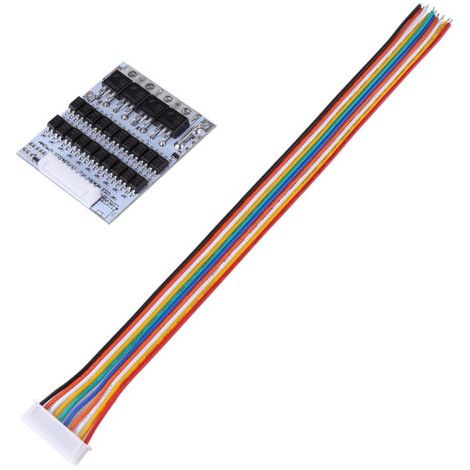 Panneau de Protection de batterie Li-ion 10S 36V 40a, BMS PCB pour Batteries acide cobalt ternaire avec équilibre (1/5)
