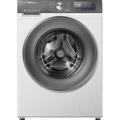 Hisense WD3S9043BW7 lavasciuga Libera installazione Caricamento frontale Bianco D