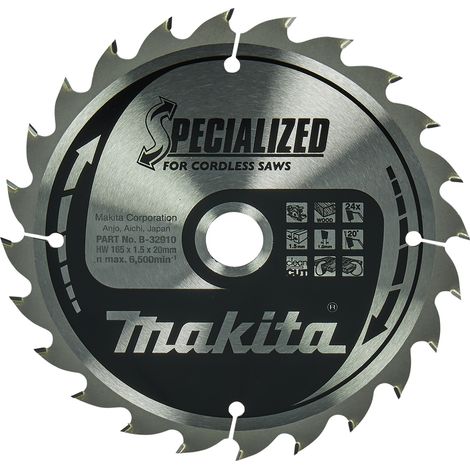 MAKITA B-32910 Disco HM 165/20/24D Batería