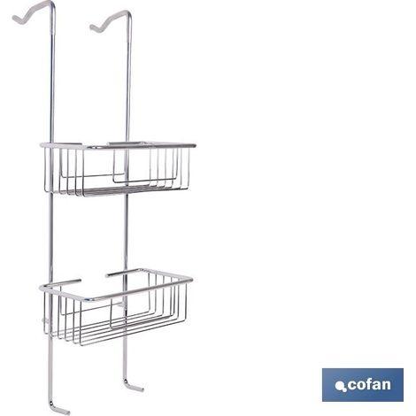 Panier de douche double en acier inoxydable 304 (1/4)