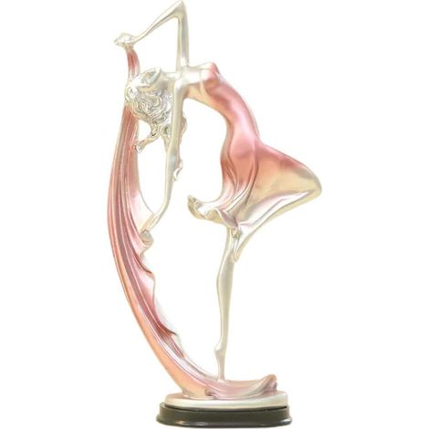 Ballerina-Figuren aus Kunstharz im modernen Stil (1/4)