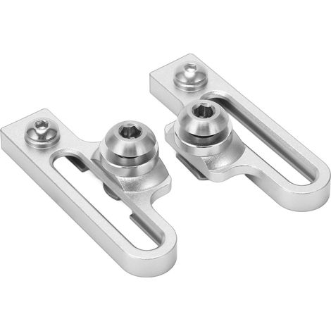 Fahrrad-C-Klemmen-Bremsbeläge, Verlängerung aus Aluminiumlegierung, C-Bremssattel-Bremsadapter für Rennräder, silber (1/5)