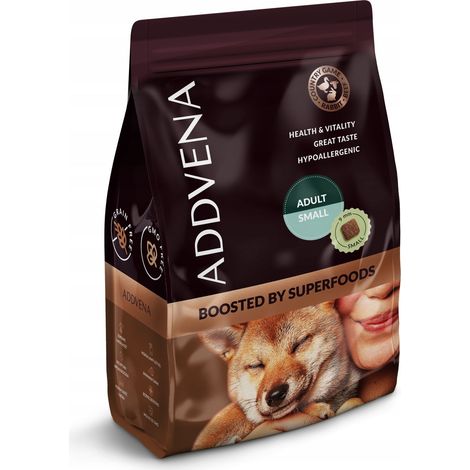 Croquettes pour chien ADDVENA BOOSTED BY SUPERFOODS Adulte Petit Sauvage 2,5 kg (1/3)