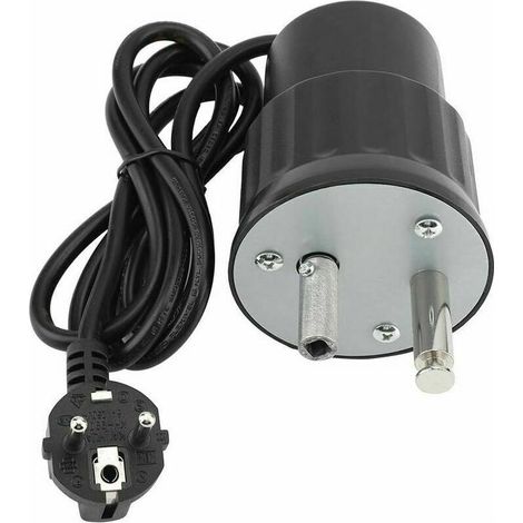 DPZO Moteur Tourne Broche de Barbecue Moteur Eléctrique Camping en Aluminium Kit Rtissoire Barbecue Charge Nominale 0-24kg,-DPZO (1/5)