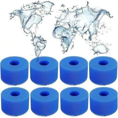 Lot de 8 filtres mousse type S1 – Réutilisables – Pour piscine Intex, spa, aquarium – Filtration (1/5)