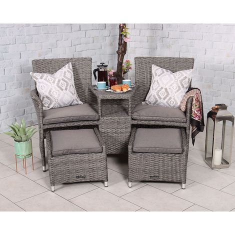 Paris Fixed Companion Set with Cushions - H87 x W67 x L148 cm (1/4)