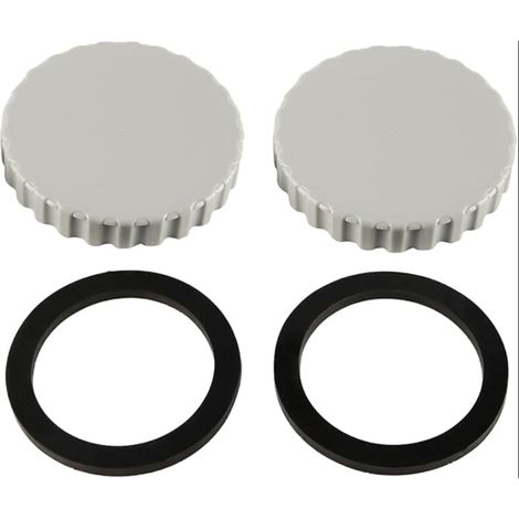 Kit de Fermeture d'hiver 2 pièces pour piscines Capuchon d'hiver pour Piscine avec Joints Assortis Résistant au Gel Joint sécurisé et étanche pour l'hivernage de la Piscine (1/5)