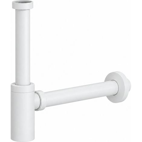 SIFONE TONDO D'ARREDO A BOTTIGLIA- 11/4 Bianco Opaco- DH- pezzi 1