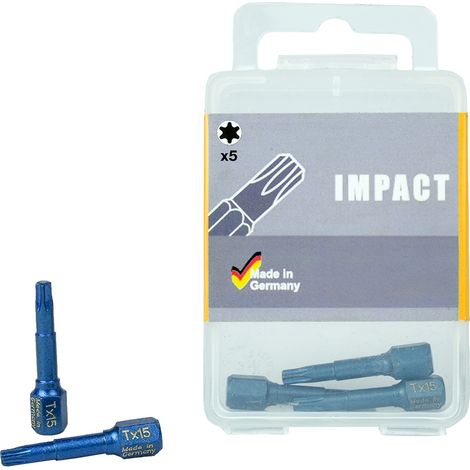 Schlagbohrer TX 15 Industriequalität - Pro 5 Stück