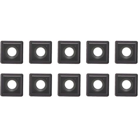 10 plaquettes de tournage en carbure, indexables et revêtues, pour fraiseuses à bois, tours CNC, outils SPMG110408-DG