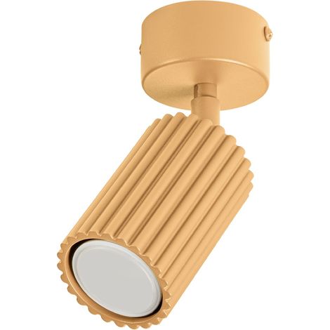 Deckenleuchten KARBON gold 1xGU10 7cm Aluminium Sollux (1/5)