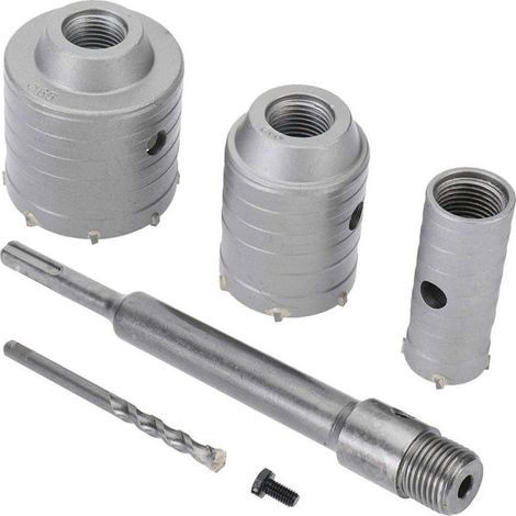 Forets de scie-cloche SDS Plus pour béton, ciment, pierre, mur - 65 mm, 50 mm, 30 mm (1/5)