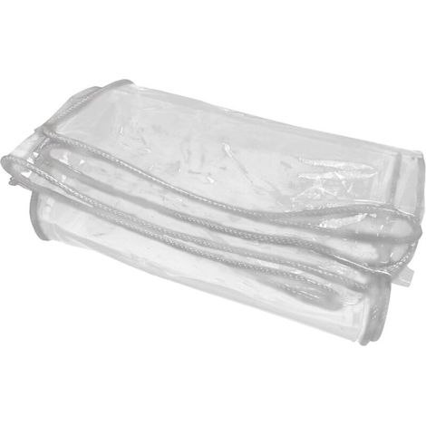 Bâche de protection anti-poussière et coupe-vent 2 m × 1,5 m, bâche transparente, bâche transparente résistante et imperméable avec œillets, rideau de pluie de balcon en verre souple en PVC épaissi (1/4)