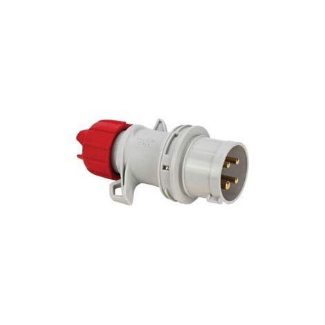 SPINA INDUSTRIALE VOLANTE ARGO ROSSA 3P+T 16A IP54- - cablaggio a vite 70104V - 1 pezzi FANTON