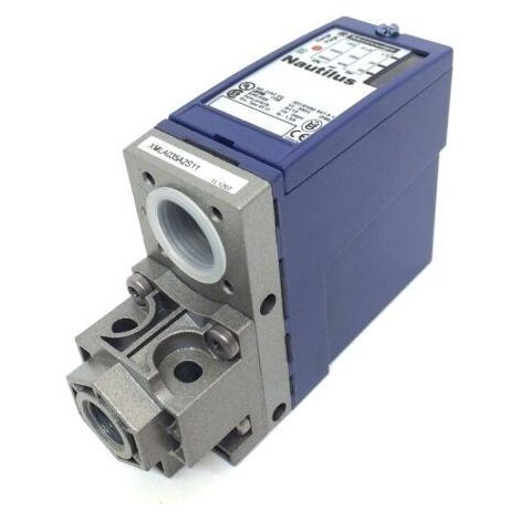 Telemecanique XMLA035A2S11 Differential pressure transducer 35bar max, for Air, fresh water, hydraulic fluid, seawater