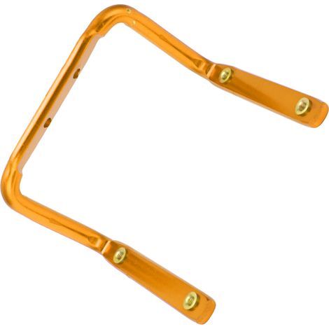 Flaschenhalter aus Aluminiumlegierung, einfach zu montieren, leicht, sicher und robust, Fahrradzubehör, gelb (1/5)