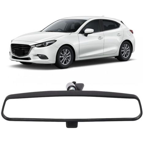 QORVA-Rétroviseur Intérieur KD53‑69‑220B pour Mazda 3 CX‑3 CX‑5 MX‑5 - Accessoire Auto de Rechange (1/5)