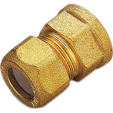 RACCORDO DIRITTO FEMMINA CON OGIVA P.T.E.F. - 12 x 3/8 - 1/2 x 3/8