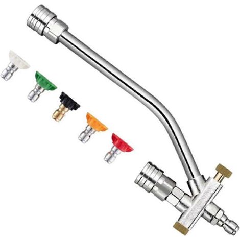 Buse à mousse à double connecteur, accessoires, interrupteur double usage, buse à mousse 1/4 pouce pour nettoyeur haute pression (1/5)