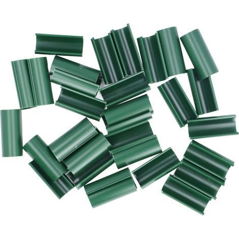 Pinces d'été pour tuyaux en PVC, 32 pièces, couvertures de rangée de serres, couverture de piscine, abris (1/5)