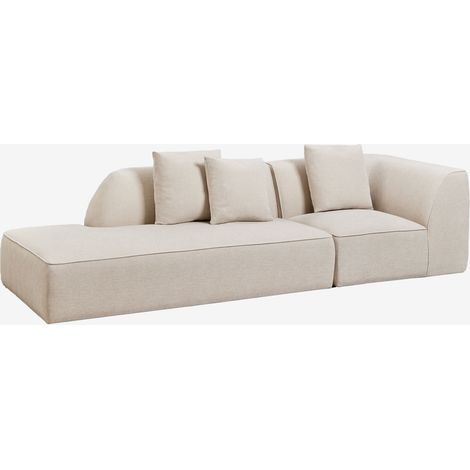 SKLUM Gepolstertes 2-teiliges Eckmodulsofa Cardea mit Chaiselongue links                                   