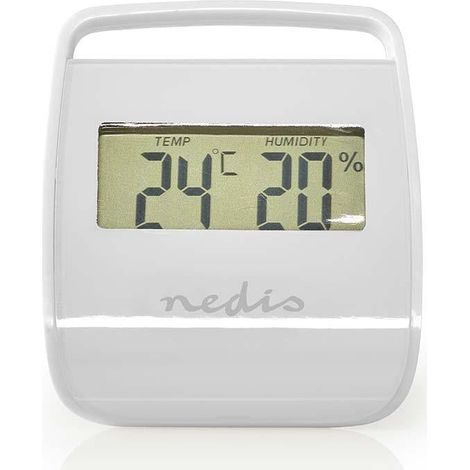 Digitales thermometer innenraum raumtemperatur raumluftfeuchtigkeit wei